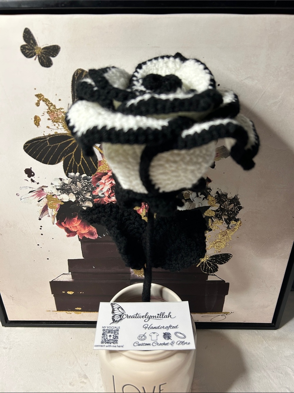 Crochet C. Rose  -Handcrafted Crochet - Picture 4 of 4